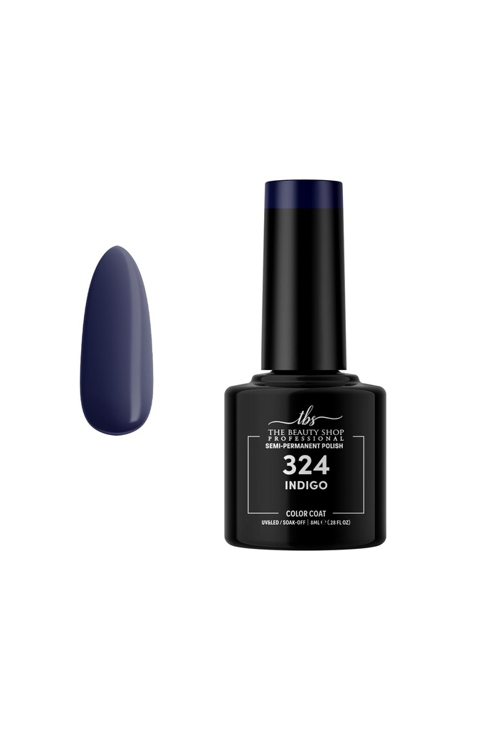 ΗΜΙΜΟΝΙΜΟ ΒΕΡΝΙΚΙ ΝΥΧΙΩΝ INDIGO TBS 8ML 324