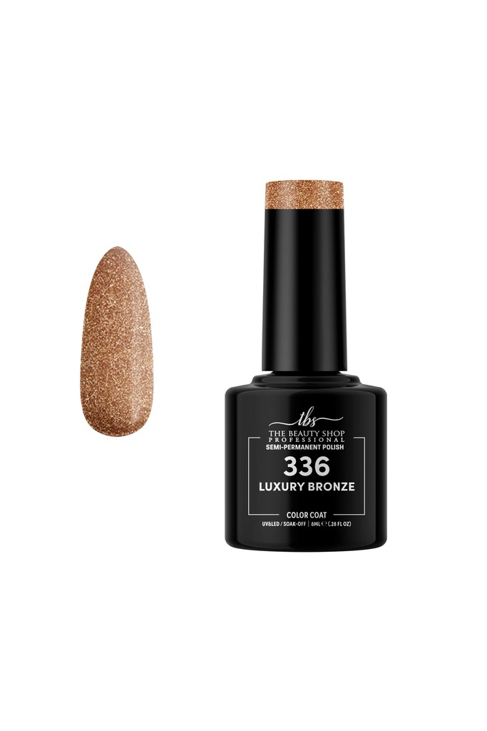 ΗΜΙΜΟΝΙΜΟ ΒΕΡΝΙΚΙ ΝΥΧΙΩΝ LUXURY BRONZE TBS 8ML 336